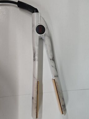 CHI White Marble Ceramic Flat Iron Hair Straightener